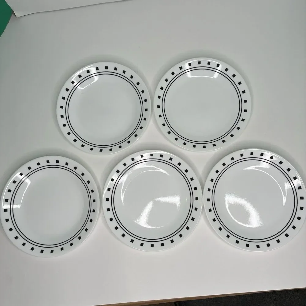 Corelle City Block Black & White 6 3/4